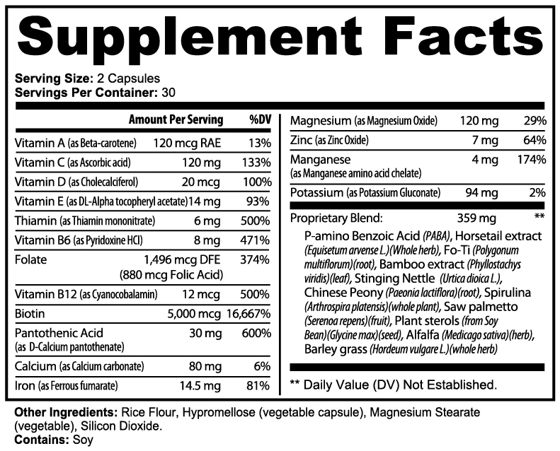 Hair Skin And Nails Supplement