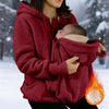 Warm Fleece Baby Carrier Hoodie