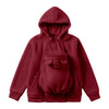 Warm Fleece Baby Carrier Hoodie