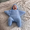 Crocheted Starfish Baby Romper