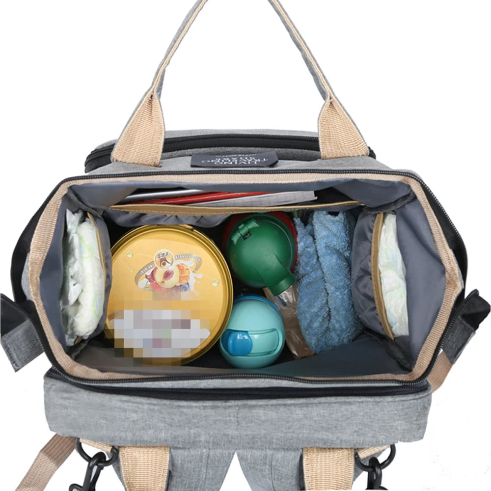 Portable Folding Diaper Backpack
