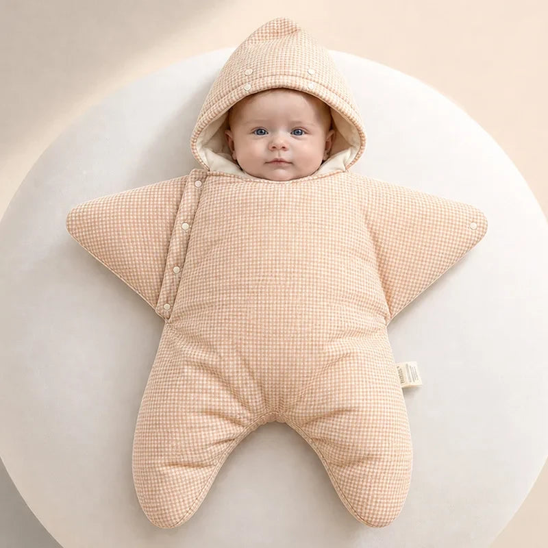 Cartoon Hooded Baby Romper